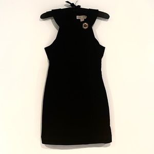 Michael Kors Black Button Dress